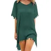 Zwempakken voor vrouwen bedekken dames trim Kaftan Chiffon Tassels badmode strand los