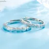 Couple anneaux de haute qualité couple bijoux cadeau femmes 925 Sterling Silver Crystal Zirconium Bamboo Joint Mens Mashing Ring XY0325 WX