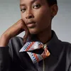 Дизайнерский шелковый шарф Twilly Scarf для шарфа для мешков для женского организатора шарфов для волос Cravat Tie Men Luxury Gift Высококачественный PHMS23131