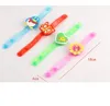 Christmas Led Flash Watch Creative Santa Claus Cartoon Luminous polsriem met zachte rubberen speelgoedarmband voor kinderen