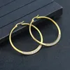 Hoop Huggie Crystal Steel Boucles d'oreilles Cercle MODERNE MODERNE LOCE CRÉOLE LOPE CRÉOLE BROUPE GILLE EN EADINDUX BIJOURS FEMMEHOOP HUGGIEHOOP MIL 186O