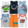 T-shirt 2024 T-shirt estate per bambini ragazzi e ragazze cotone sport canotta canotta top dinosauro canotta canotta canotta per bambini canotta casual canotta casual 2-10yl240509