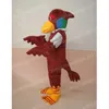 Taille adulte Brown Parrot Mascot Costume Top Cartoon Anime THEME CARNIVAL UNISX ADULTES Taille de Noël Fête d'anniversaire en plein air