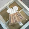 Mode bébé jupe d'épissage design d'été robe princesse taille 80-120 cm pour enfants vêtements de dentelle jupe ourlet girls fête