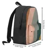 Backpack Sound Waves Minimalist Pattern nas mochilas bolsas masculinas para mulheres seu nome Escola Masculina