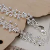 Wedding Bracelets 925 Sterling silver bracelets Charms bead chain fashion cute nice women grapes Bracelet wedding Jewelry free shipping