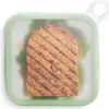 Boîtes à lunch Bags Silicone Food Container Sand Toast Box Kids School Breakfast Petit-Bento Box Office travailleur Grade Food