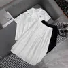 Designer de vestido de duas peças Primavera/verão estilo casual pesco