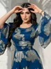 Vêtements ethniques India Turquie musulman Abaya Robes Femmes Versides de balle en mousseline