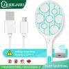 Zappers Mosquito Swatter Killer LED Light Tennis Tennis Bat Handheld Raquet