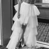 Robes de fête mode tulle long jupe haute taille 5 couches longueur du sol femme fabriqué sur mesure ivory vintage mariage mariage 2024