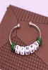 Bangle White Rose Sorority Organization Handmade Beaded The Incorporated LINKS Cuff Bangles2114496