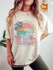 T-shirts pour femmes 1237Stay Salty Sea Letter Print Crew Nou T-shirt Casual Short Summer Top Top Vêtements