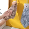 タオルローブかわいいシェニールソフトハンドタオル中国スタイルのクイック乾燥吸収漫画ワイプハンカチのホームバスルーム刺繍タオル用