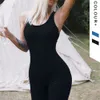 LU wyrównuj zestaw One Piece Stroit Yoga Bodysuit seksowna booty sportowy zestaw setek gorset trening siłownia bodycon Spodne