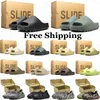 Free Shipping With Box Designer sandal slipper sliders for men women sandals slide pantoufle mules mens womens slides slippers trainers flip flops sandles