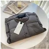 Chaleco para hombres chaqueta chaleco de lujo down chaleco de chaleco material relleno de plumas grafito gris blanco blanca azul bata suelta hombres chaquetas sin mangas