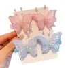 Accessoires de cheveux 2pcs filles mignons groupes de papillons choix idéaux pour les cadeaux