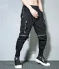 Herrenhosen abnehmbare Mehrfach-Techet-Frachtmänner Harajuku Hip Hop Streetwear Joggers Hosen Man Elastic Taille Techwear WB377