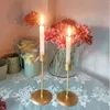 Candele 1 coppia Candlestick Table Wedding Stand Horter per cena Decorazione a lume di candela