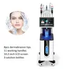 Multifunctionele gezichtsreiniging 11 in 1 Bio RF Cold Hammer Diamond Tip Microdermabrasion Facial Skin Care Machine