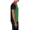 T-shirts masculins Palestinien drapeau palestinien 3D T-shirt pour hommes imprimés shorts décontractés Sleve harajuku strwear t240508