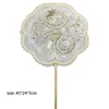 Produkte im chinesischen Stil gestickt Seidenfan Chinesischer Stil Klassischer Hofhandfan für Frau Hochzeit Dance Party Cosplay Home Decor