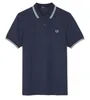 男性Tシャツポロデザイナーシャツ高品質スプリングラグジュアリーハイストリートスモールホース刺繍ワニ印刷服メンズブランドポロシャツサイズS-3XL