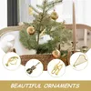Декоративные фигурки гирлянда модель фестиваля рождественская елка музыкальные инструменты украшения для ремесел DIY