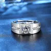 Parringar Klassiska par ring Sparkling Crystal CZ Stone Fashion Wedding Par Ring Romantic Valentines Day Gift Ring Accessories WX