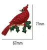 1 Pcslot Cute Cardinal Bird Spettaio di alta qualità Spettana Animal Spettana Rossa Bitta