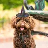 Dog Abbigliamento 2 pezzi copricapo per animali domestici Funny Hat Witch Halloween Decor Party