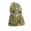 Sculptures MATÉRIAUX MONGOLIE EXTÉRIEUR Collier en pierre Jade Pendant sculpté Guan Gong pour hommes et femmes Gift Amulet Statue