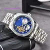 NY LA LA GMデザイナー腕時計メンズクラシックビジネスブレスレットリストウォッチツアービヨン豪華な自動機械40mm W
