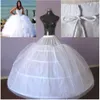 2018 New Style HopOnning Puffy Petticoat Two Layers 3 HoopsフルレングスブライダルアンダースカートQuinceanera Dresses Ball Gow 284kのためのCrinoline