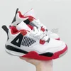 Basketbalschoenen voor kinderen Sneakers Outdoor Toddler Baby Boys Sportschoenen Black Cat Fire Red Thunder University Blue Pure Money Enfant Childrens Trainers