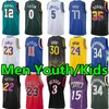 Men de basket-ball pour enfants pour enfants Stephen Curry James Anthony Edwards Kevin Durant Devin Booker Jayson Tatum Ja Morant Giannis Bryant City Adult Children Adult Children Jersey