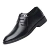 Kleiderschuhe Büro 2024 Herren Real Leder Business Suit formelle Männer Hochzeit Italienisch Oxford für Coiffeur