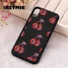 Cell Phone Cases Iretmis phone case suitable for iPhone 6 6S 7 8 Plus X XS XR 11 12 13 MINI 14 15 PRO MAX rubber cherry ball 8 spray gun J240509