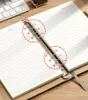 PU lederen draagbare notebook losbladeren losbare gesp ring dikke a5 Business Notebook Office A5 Workbook Gift Set 240508