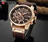 Curren 8291 Luxury Brand Men Analog Digital Leather Sports Watches Men039 Армейские военные часы Человек Кварц Часы Relogio MASCULI4100979