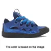 Sneakers Nappa Calfskin Chaussures Femme Sneaker Beige Mesh Blue Black Woven Lace-Up Designer en relief en cuir orange blanc Mentide Vintage extérieur Trainers sportifs