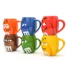 MM Beans Coffee Mugs Tea Cups and Mugs Cartoonかわいい表現マーク