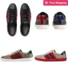 gucci gg Вы Designer Casual Shoes Sneakers Femme Trainers Sports Tiger Broidered White Green Red Stripes Sneakes Unisexe Walking Men Women Ggitys Lbeg