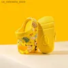 Slipper Summer Baby Sandals Дети мальчики девочки детские сандалии плоские каблуки Детские домашние садовые туфли для малыша 230522 Q240409