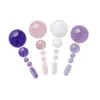 Us Color Glass Bubble Terp Slurper Ball Set 22 mm 12 mm 6 mm Insert à billes avec 6 * Pill de 15 mm pour les slurpers Quartz Banger Nails Water Bongs Dab Rigs