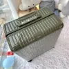 Designer caixas de luxo Balursas de mala Bag de viagens de luxo Carry On bagagem com rodas Abertura frontal Rolling Senha