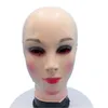 Party -Masken Homproduct Displaytop Real Silicon Gesichtsmasertifikum weiblicher Kreuz Maskhallwalle Rollenspiel Human Haut Party Maske Q240508
