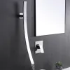 Design do banheiro Basinada Bacia escondida Torneira de torneira doméstica de capa de cobre Tap da parede incorporada