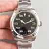 Air-King Serisi 40mm Safir Ayna 116900 Stil Otomatik Mekanik Hareket Yüksek Kalite 316L Paslanmaz Çelik Kayış Orig2529 322K